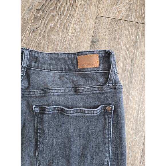 Judy Blue Gray Skinny Jeans High Rise Stretch Denim Plus Size 20W Minimalist Y2K - Picture 5 of 9